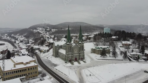 Edmunston, New Brunswick- Immaculate Conception Cathedral in Winter photo