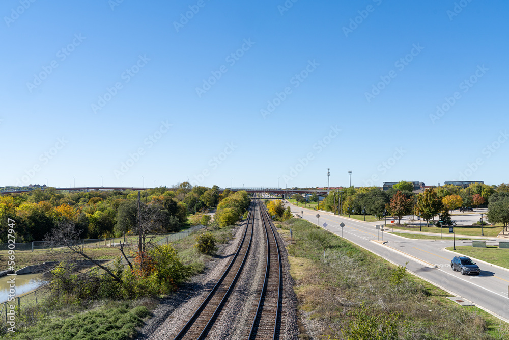 railroad tracks in round rock texas