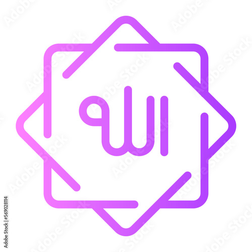 allah gradient icon