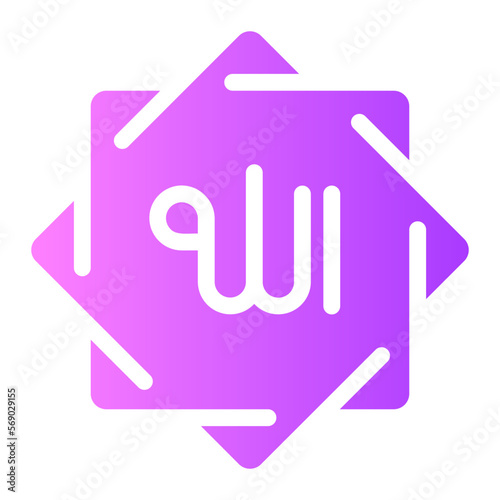 allah gradient icon