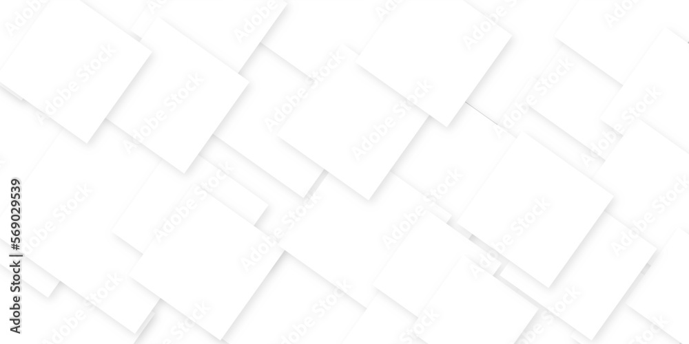 Abstract background with lines white color and vector with geometric design in illustration .soft shadow on neutral light whit textured background.3d architecture pattern design . white paper texture	