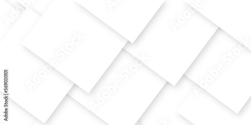 Abstract background with lines white color and vector with geometric design in illustration .soft shadow on neutral light whit textured background.3d architecture pattern design . white paper texture 