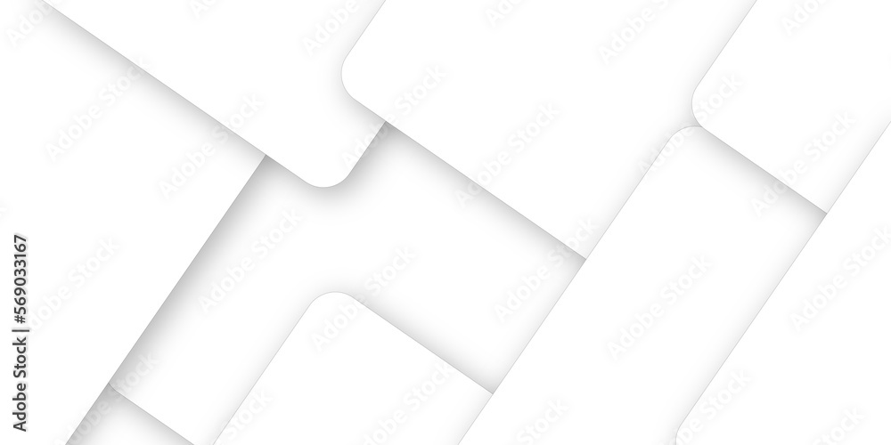 Abstract background with lines white color and vector with geometric ...