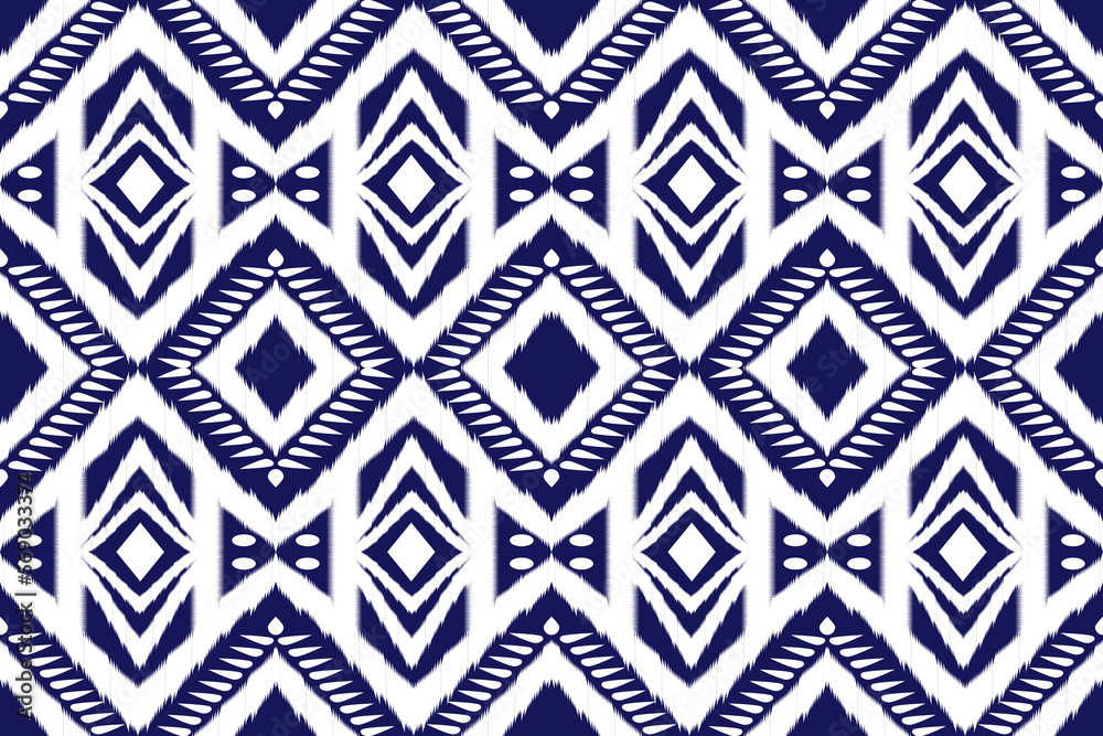 geometric ethnic oriental ikat traditional pattern design for background, rug, wallpaper, clothing, wrap, batik, fabric, embroidery style 