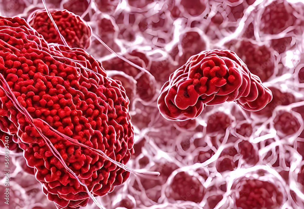 microscopic-images-depicting-of-infected-red-blood-cell-in-human