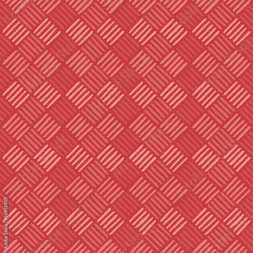 pink repetitive background with hand drawn striped squares. geometric illustration. vector seamless pattern. fabric swatch. wrapping paper. design template for textile, linen, home decor