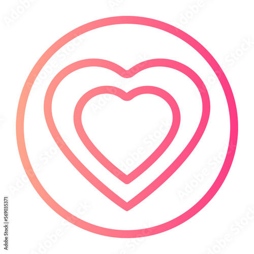 romance gradient icon