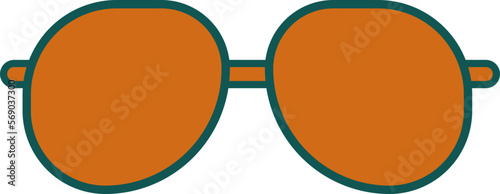 Sunglasses Travel Icon Element