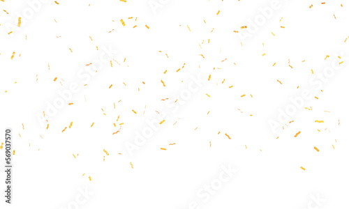 3d gold confetti