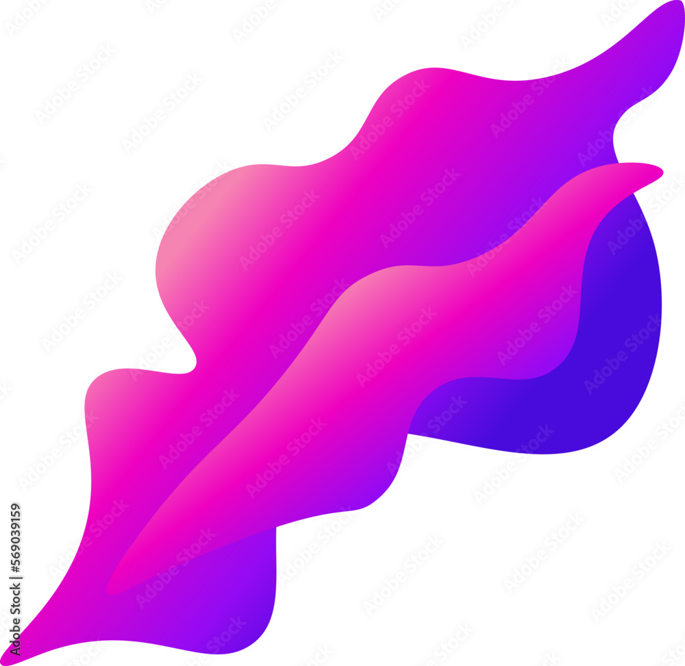 Abstract Gradient Illustration Element Abstract Gradient Illustration Element