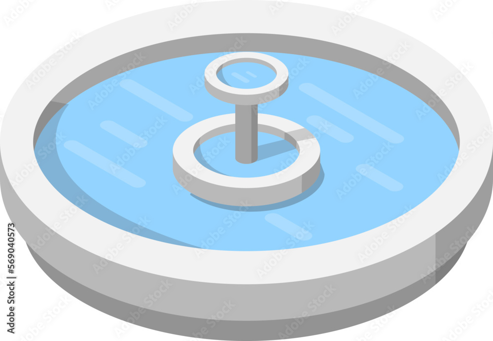 Isometric Residental Illustration Element Isometric Residental Illustration Element