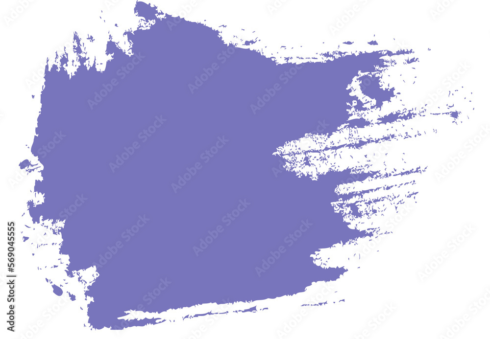 Mancha grunje de pintura púrpura o morada sin fondo, para texto o recurso de diseño.