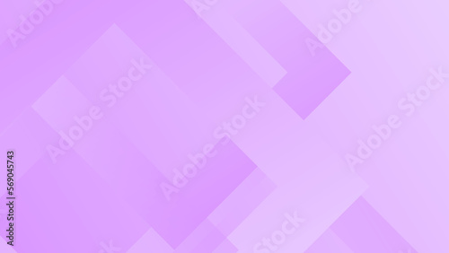 Modern simple vertical overlap square shapes graphic design on pastel purple background. Minimalist geometric pattern. Vector illustration.