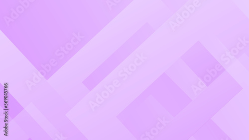 Modern simple vertical overlap square shapes graphic design on pastel purple background. Minimalist geometric pattern. Vector illustration.