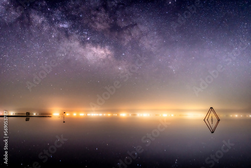 Milky Way and the Salton Sea photo