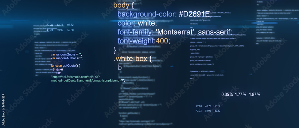 Technological background. Software source code. Program code. Programming code on virtual screen. Illustration. Technological background. Software source code. Program code. Programming code on virtual screen. Illustration.