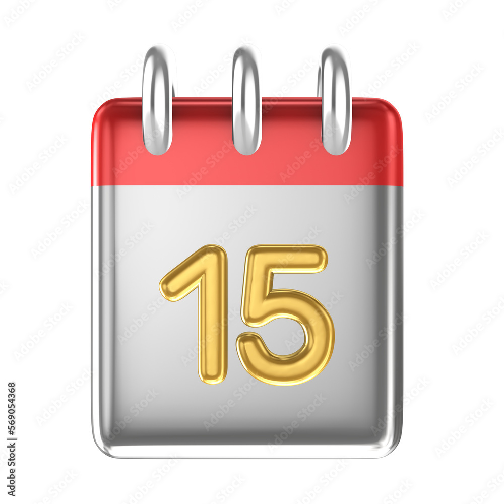 Calendar Of Day 3D Generative AI Calendar Of Day 3D Generative AI