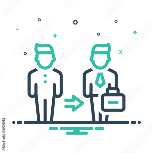 Mix icon for become