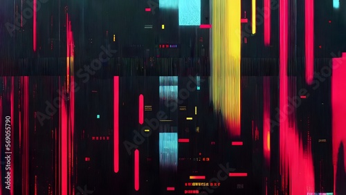 Futuristic Glitch background., pixel noise glitch error video damage Vhs glitch, Screen error effect abstract texture