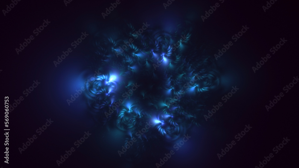 3D rendering abstract colorful fractal light background 3D rendering abstract colorful fractal light background
