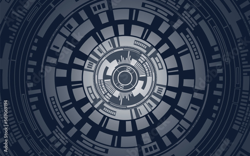 futuristic abstract background. Server, internet, speed. Futuristic tunnel HUD. Motion graphics for an abstract data center .vector illustrator,eps10,wireframe,background