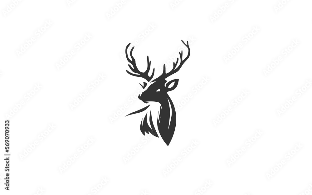 DEER logo mascot with isolated illustration for identity template DEER logo mascot with isolated illustration for identity template