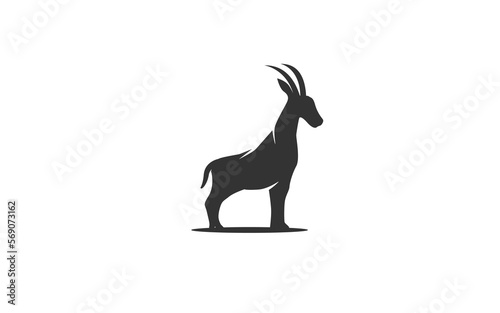 GOAT logo mascot with isolated illustration for identity template