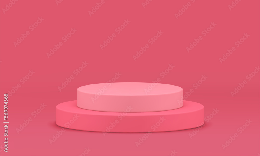 3d podium pink cylinder level foundation award arena minimalist studio background realistic vector 3d podium pink cylinder level foundation award arena minimalist studio background realistic vector