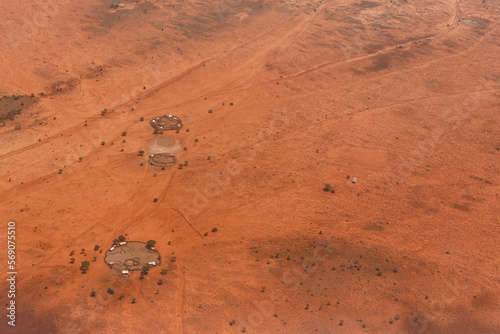 aerial shots of the Kenyan landscape