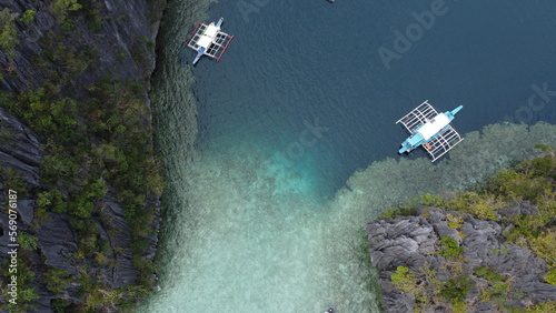 Coron Aerial Drone shot  photo