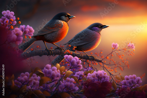 The Return of our Feathered Friends in Springtime (ai generated).. © Djomas