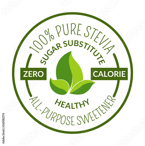 Sugar substitute healthy and pure stevia product