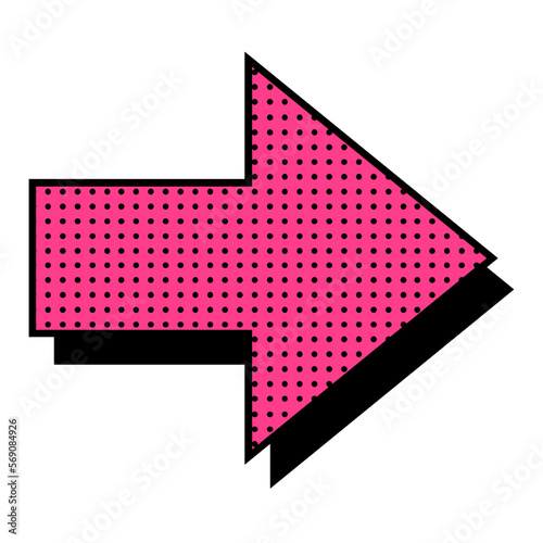 90s Geometric Shape Dot Halftone