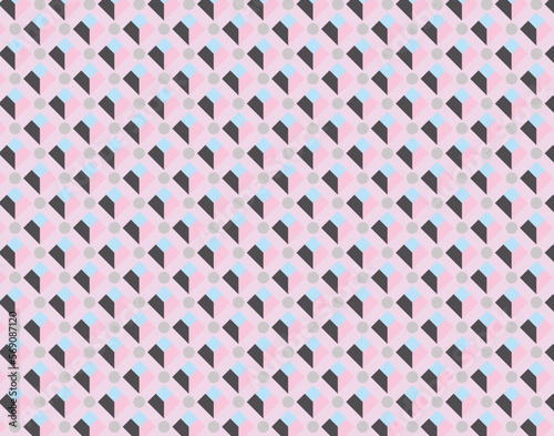 Pink and blue vector abstract background
