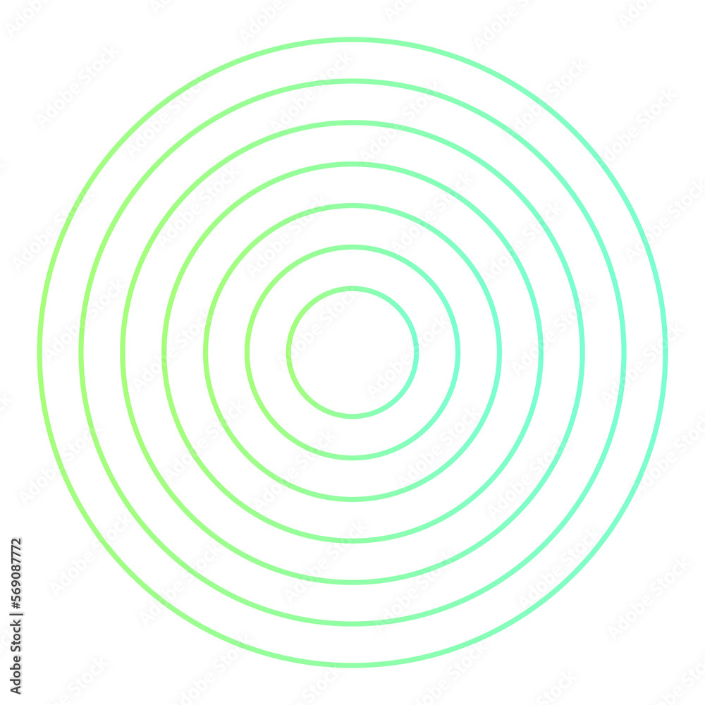 Futuristic Geometric Circle