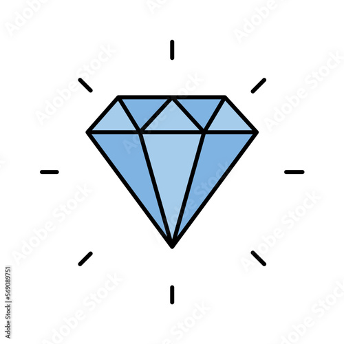 Diamond Vector Icon

