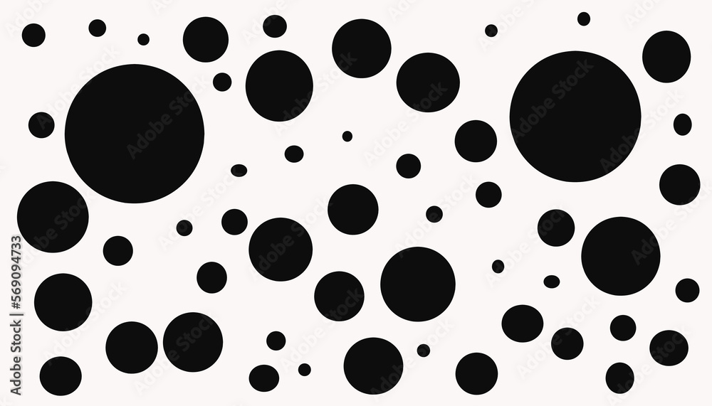 Wallpaper design with a lot of black dots on a white background. Wallpaper design with a lot of black dots on a white background.