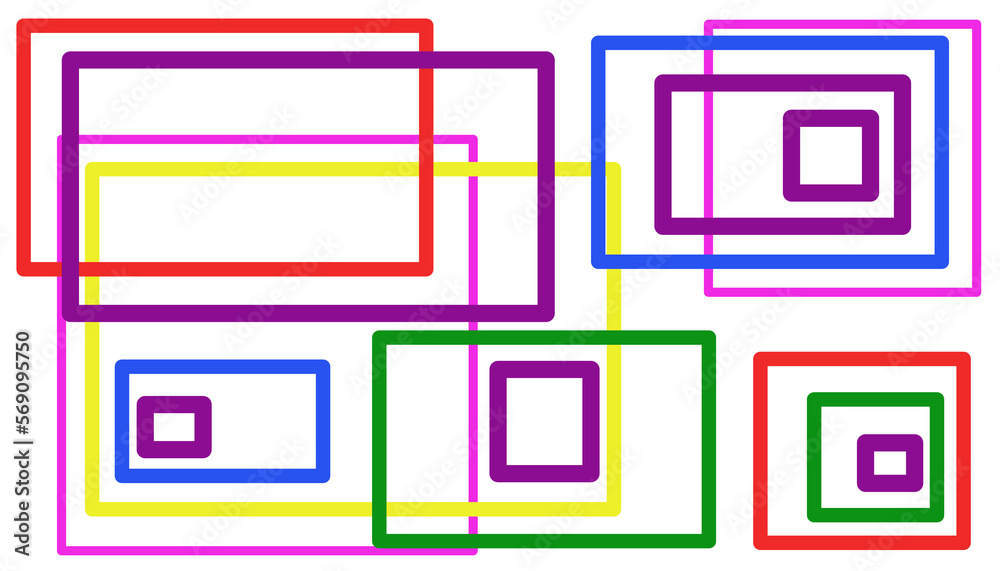 Background illustration of colorful squares Background illustration of colorful squares