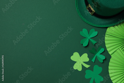 Canvas Print Concept of St. Patrick's Day, space for text