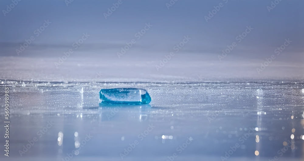 Obraz premium ice cubes background, illustration, Generative, AI