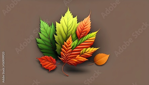 autumn leaves background, i...