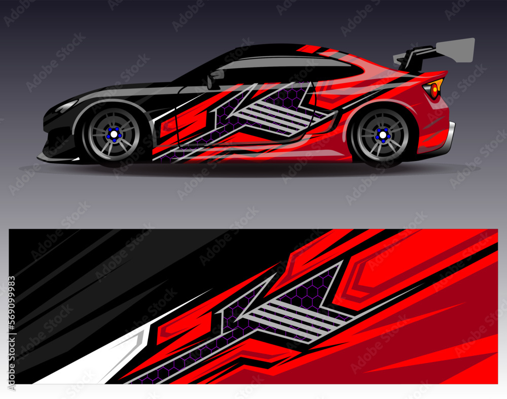 car decal design vector. abstract background for vehicle vinyl wrap car decal design vector. abstract background for vehicle vinyl wrap