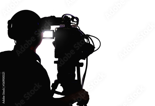 Cameraman shooting a live event