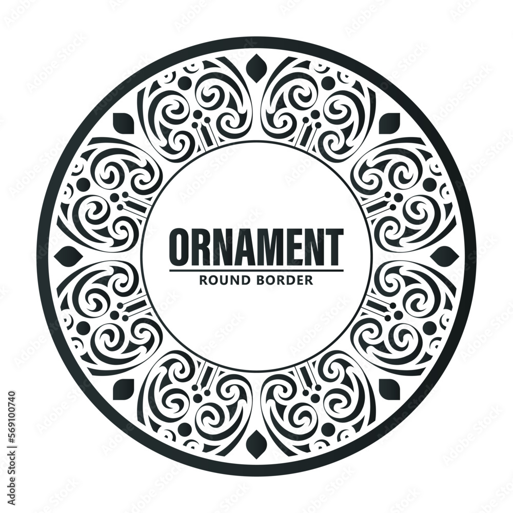 decorative ornament frame background