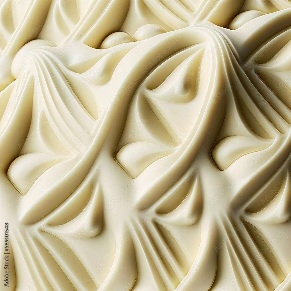 Obraz premium White chocolate illustration. Chocolate texture.