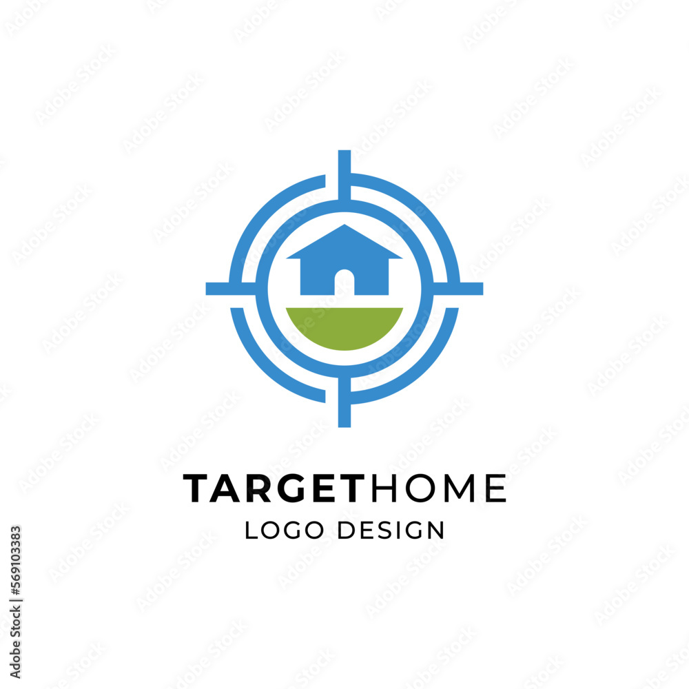 modern real estate and housing agency logo design