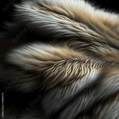 Animal fur illustration. Hair texture.