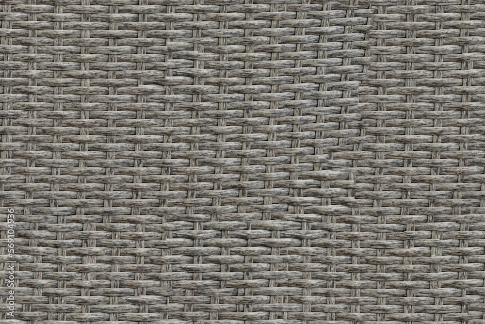 seamless pattern. Closeup of gray woven rattan background with natural patterns seamless pattern. Closeup of gray woven rattan background with natural patterns