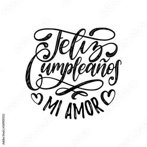 Feliz Cumpleanos Mi Amor, Happy Birthday My Love