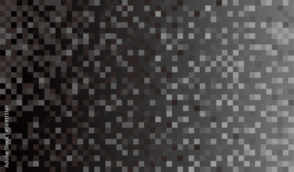 Vector Monochrome Pixel Texture Background Illustration.